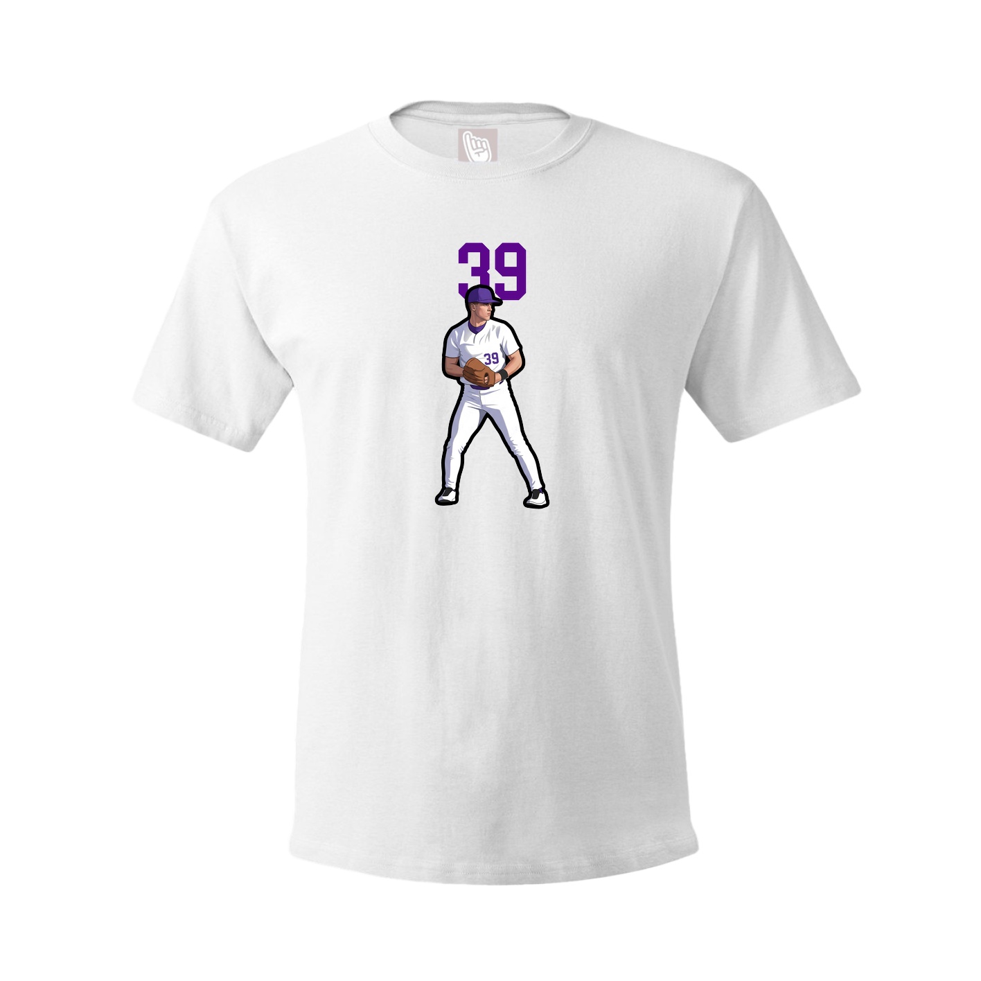Tee — Number Top in White