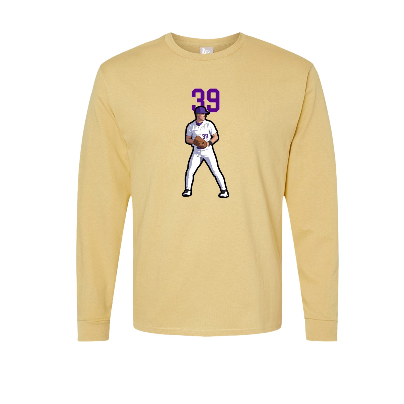 Long Sleeve Tee — Number Top in Vegas Gold