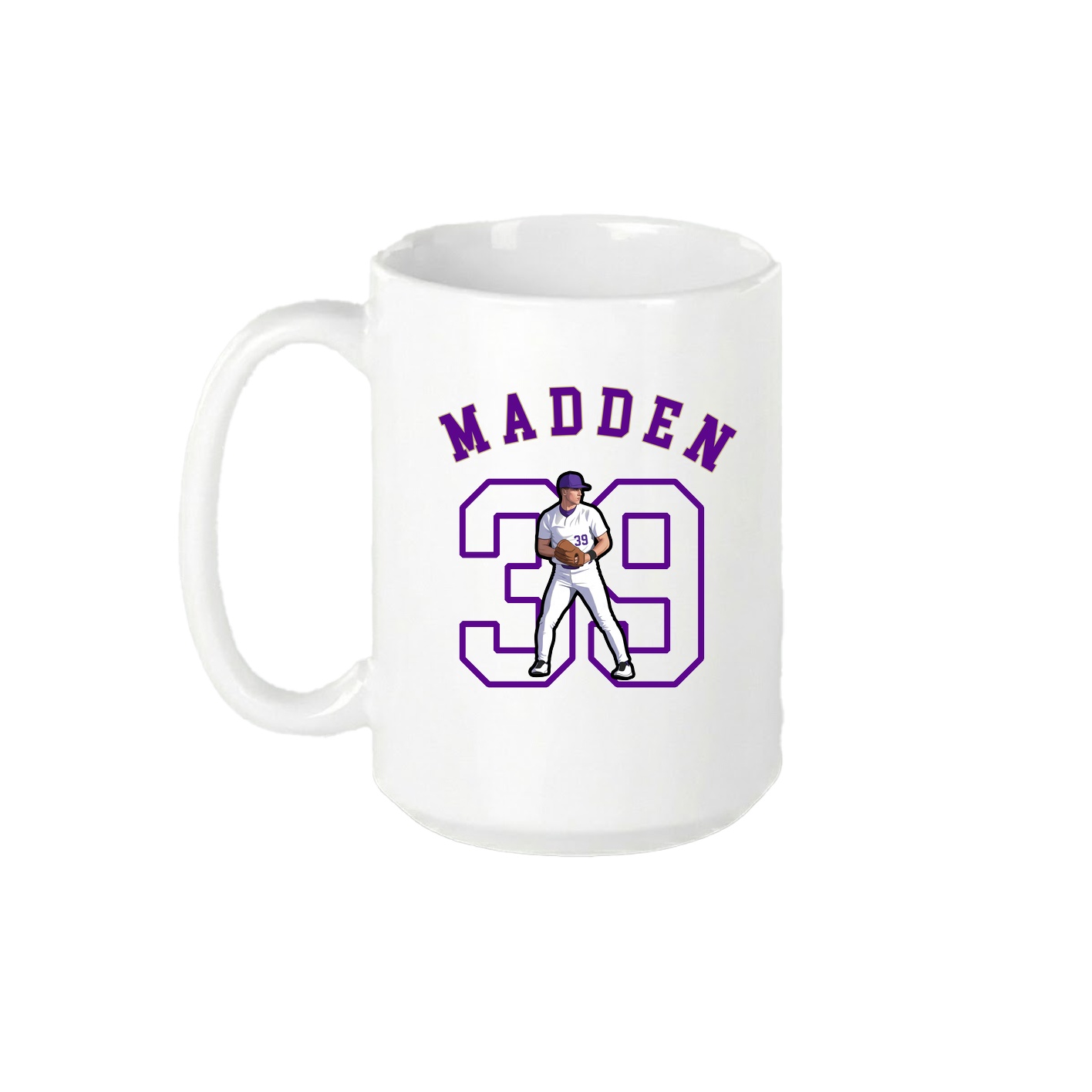 15oz Coffee Mug — Shirsey Arch in White