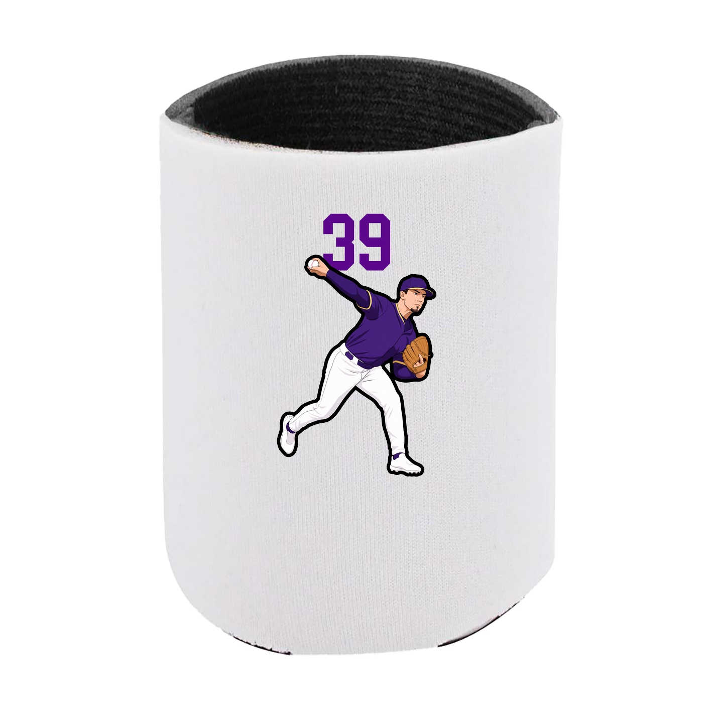 Can Holder — Number Top in White
