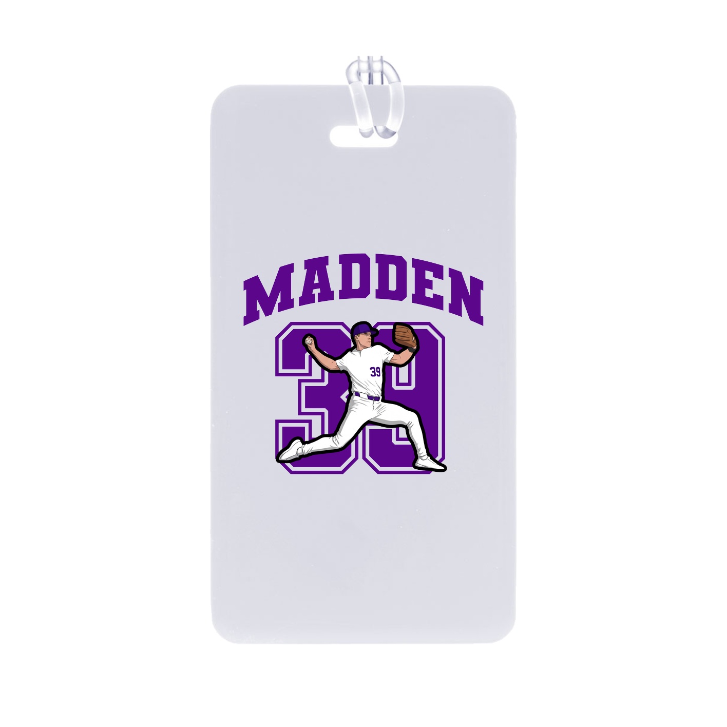Bag Tag — Number in Classic