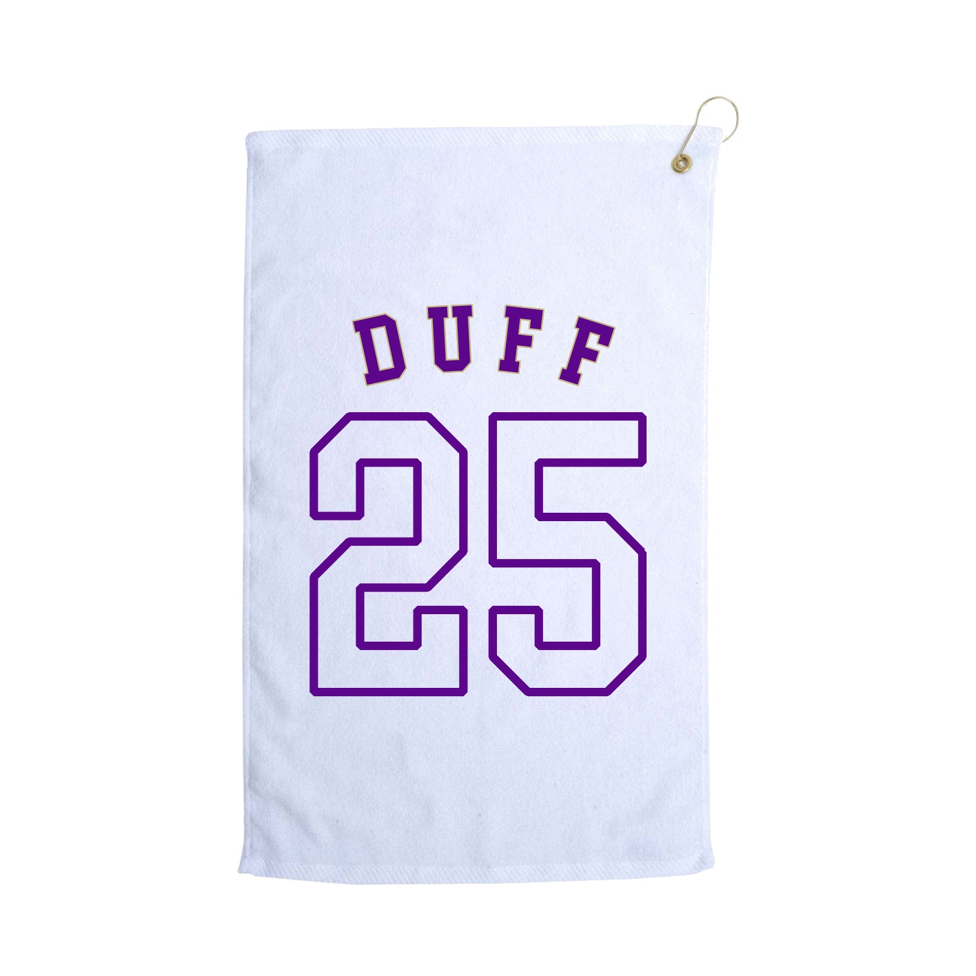 Golf Towel — Shirsey Arch in White