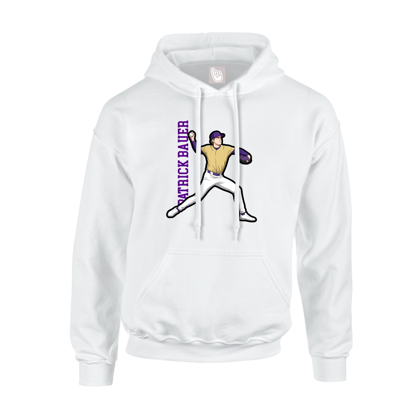 Hoodie — Classic in White