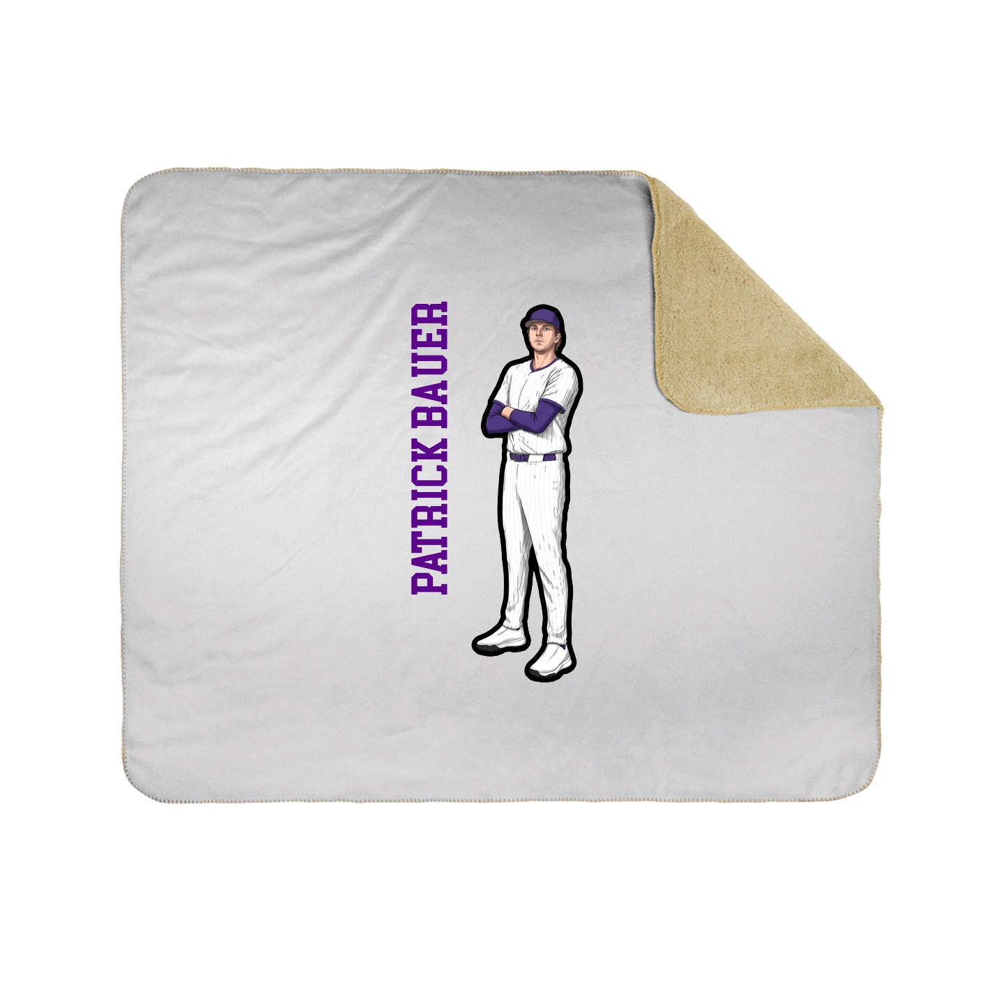 50x60 Sherpa Lined Throw Blanket