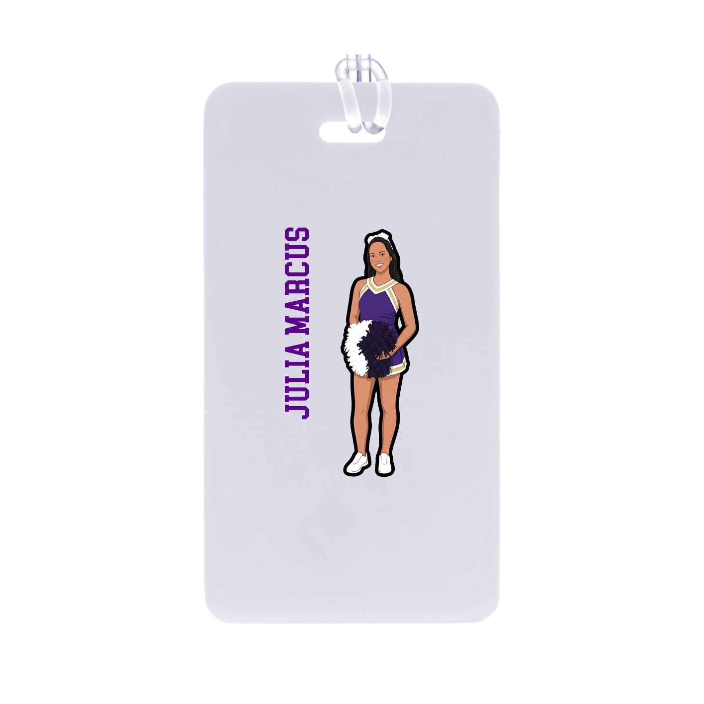 Bag Tag — Name Vertical in Classic