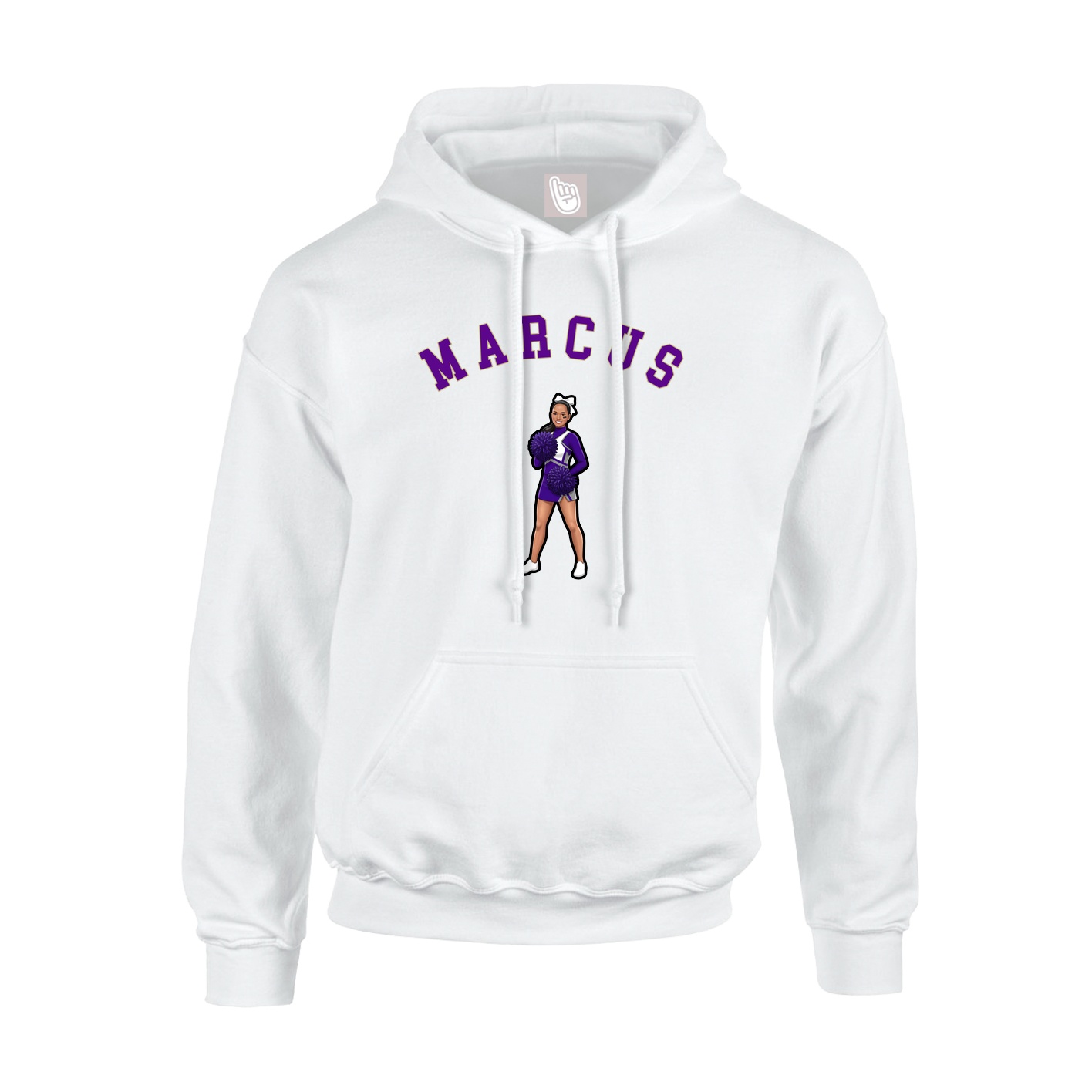 Hoodie — Shirsey Arch in White
