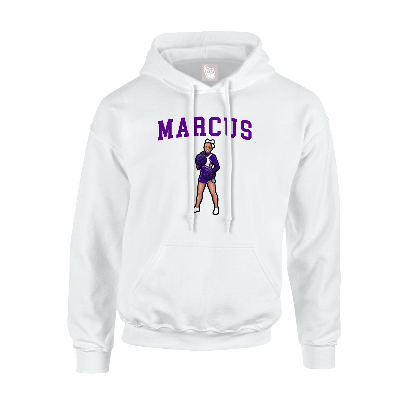 Hoodie — Shirsey in White