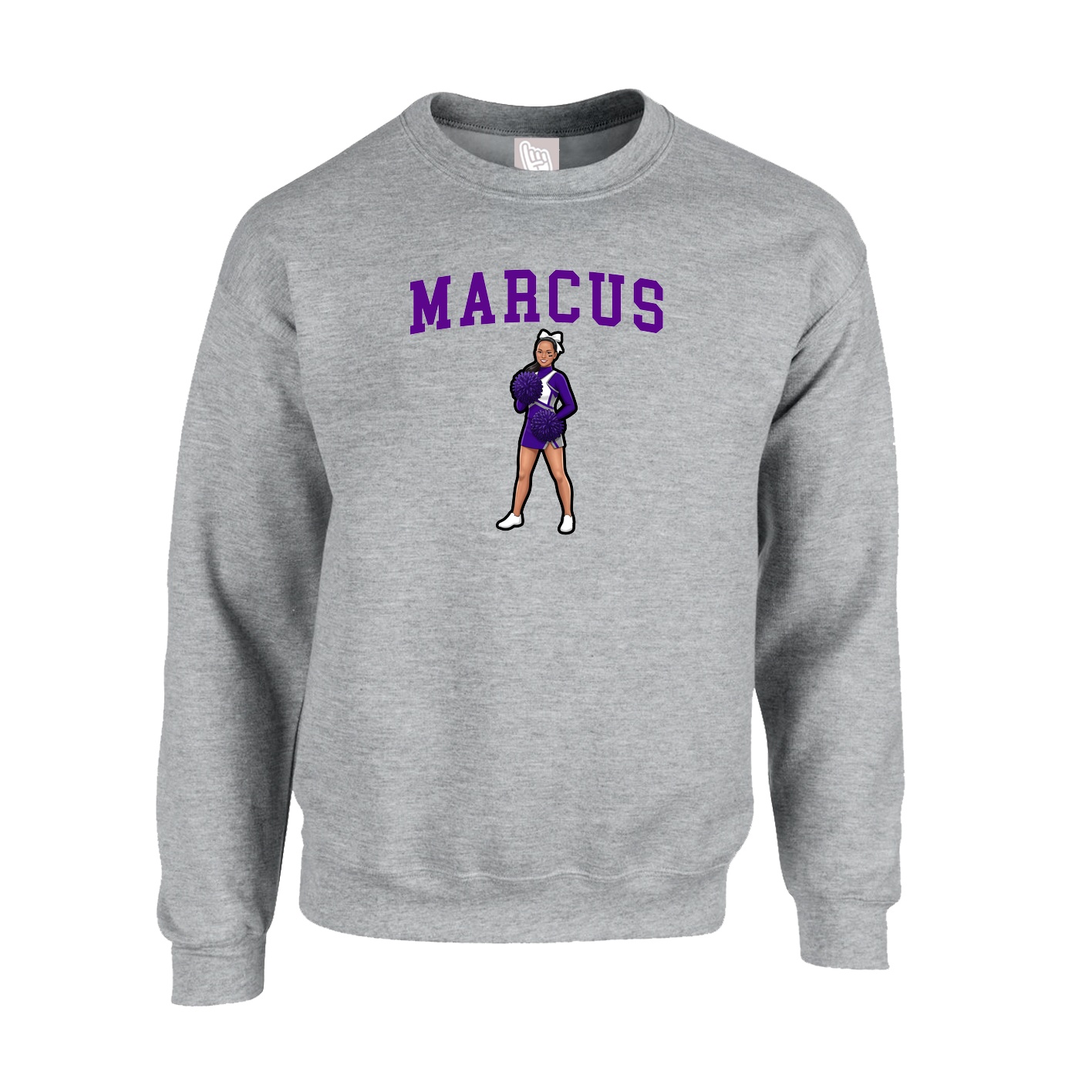 Fleece Crew — Shirsey in Grey