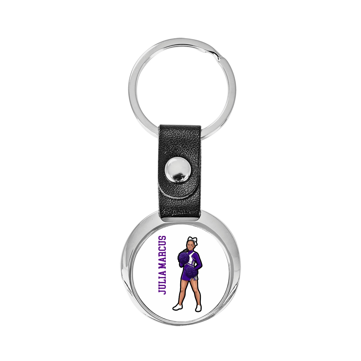Key Chain — Name Vertical in Classic