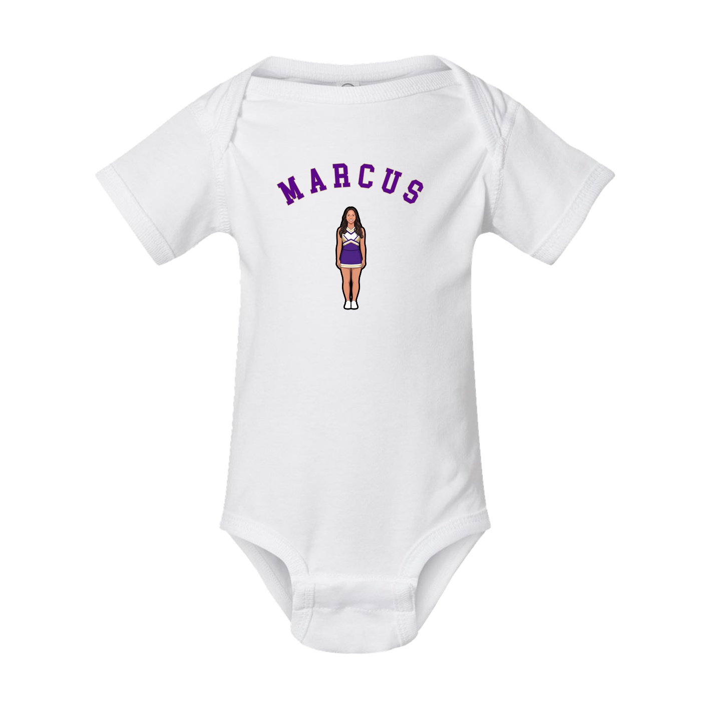 Baby Onesie — Shirsey Arch in White