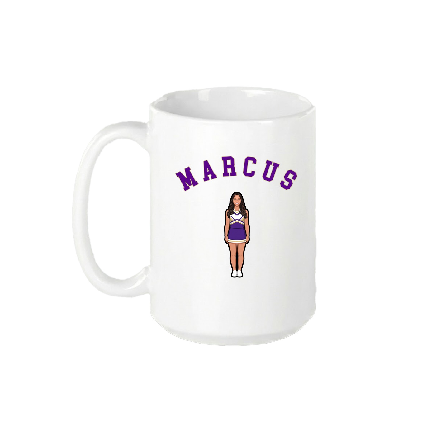 15oz Coffee Mug — Shirsey Arch in White