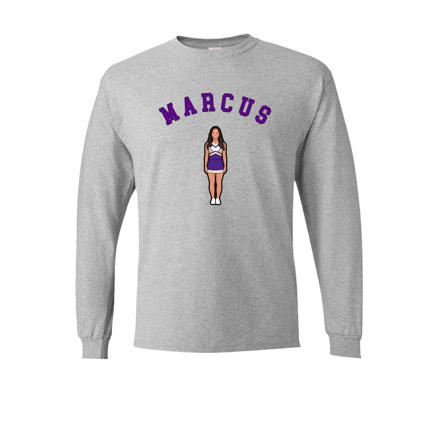 Long Sleeve Tee — Shirsey Arch in Grey