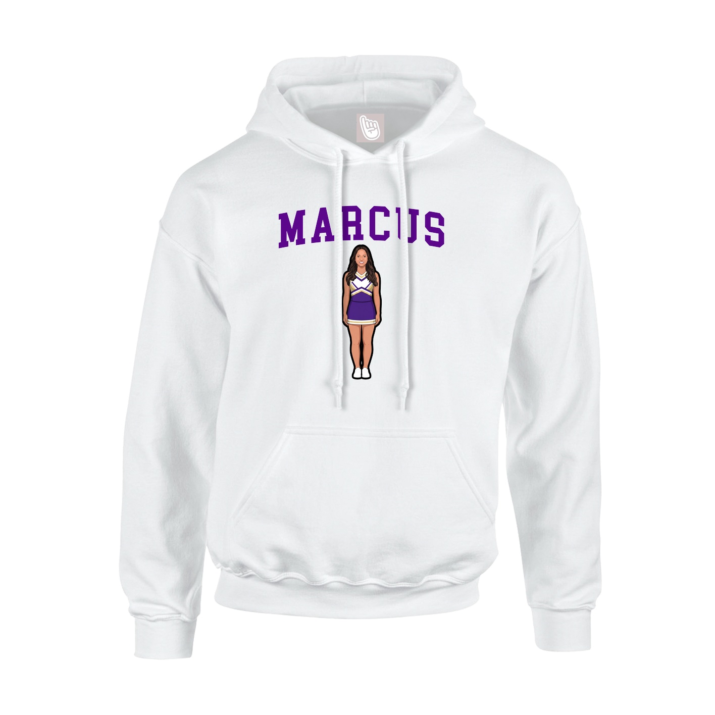 Youth Hoodie — Shirsey in White