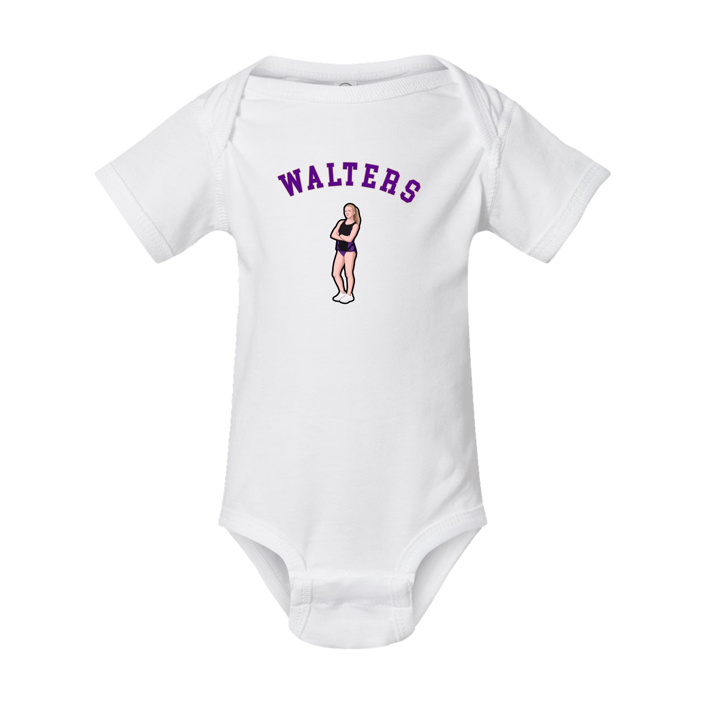 Baby Onesie — Shirsey Arch in White