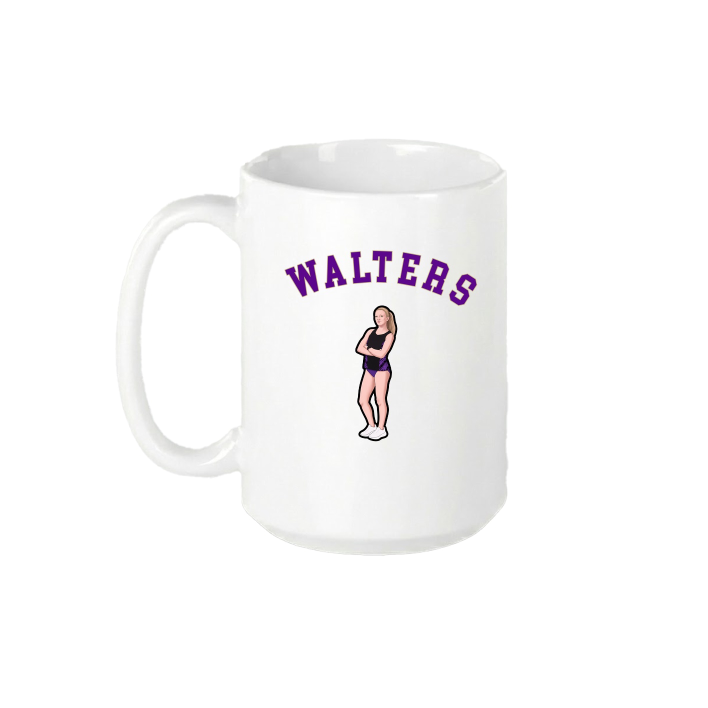 15oz Coffee Mug — Shirsey Arch in White