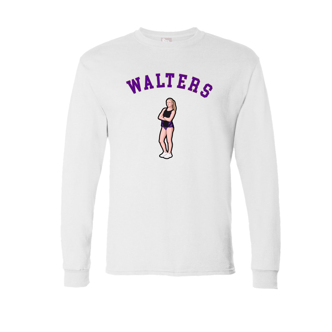 Long Sleeve Tee — Shirsey Arch in White