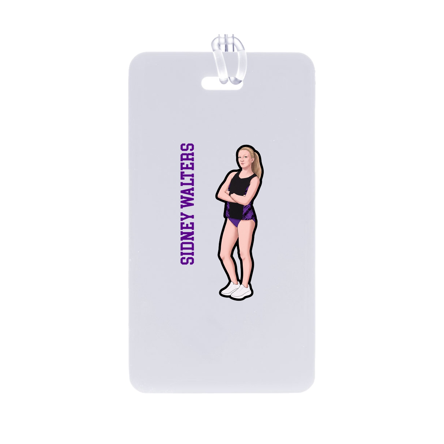 Bag Tag — Name Vertical in Classic