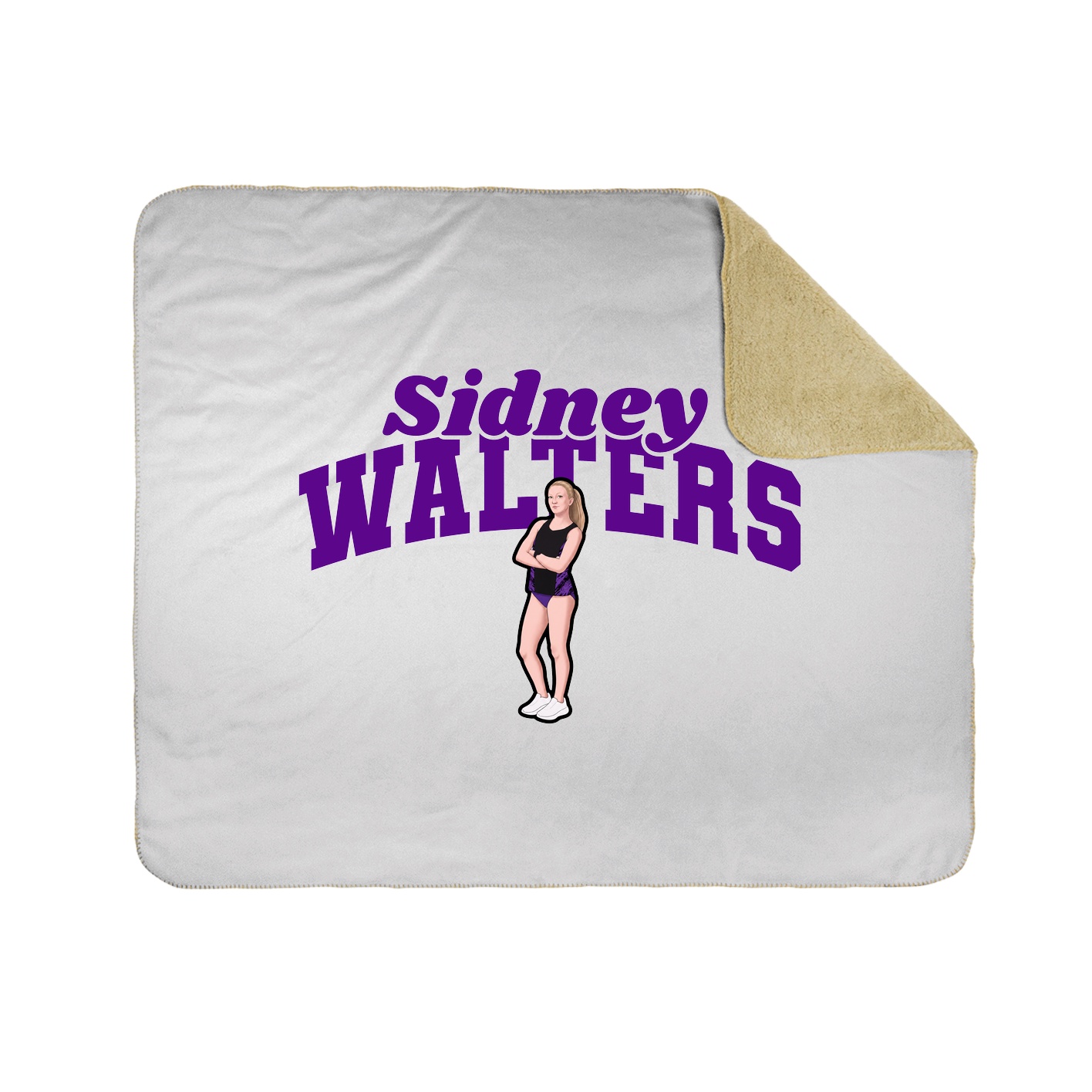 Throw Blanket — Signature Arch in White