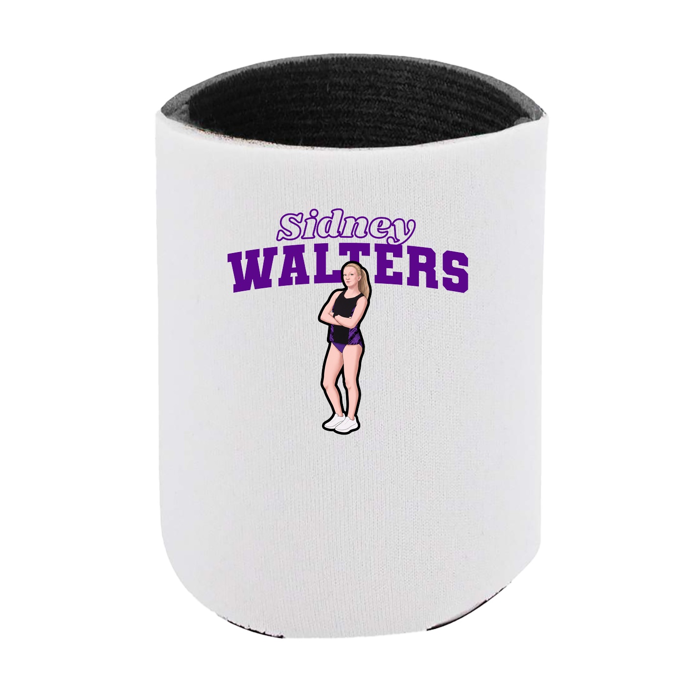Can Holder — Name Arch in White