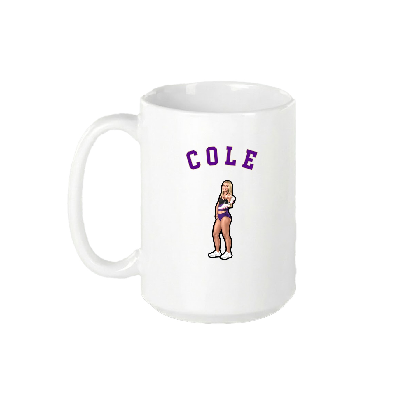 15oz Coffee Mug — Shirsey Arch in White