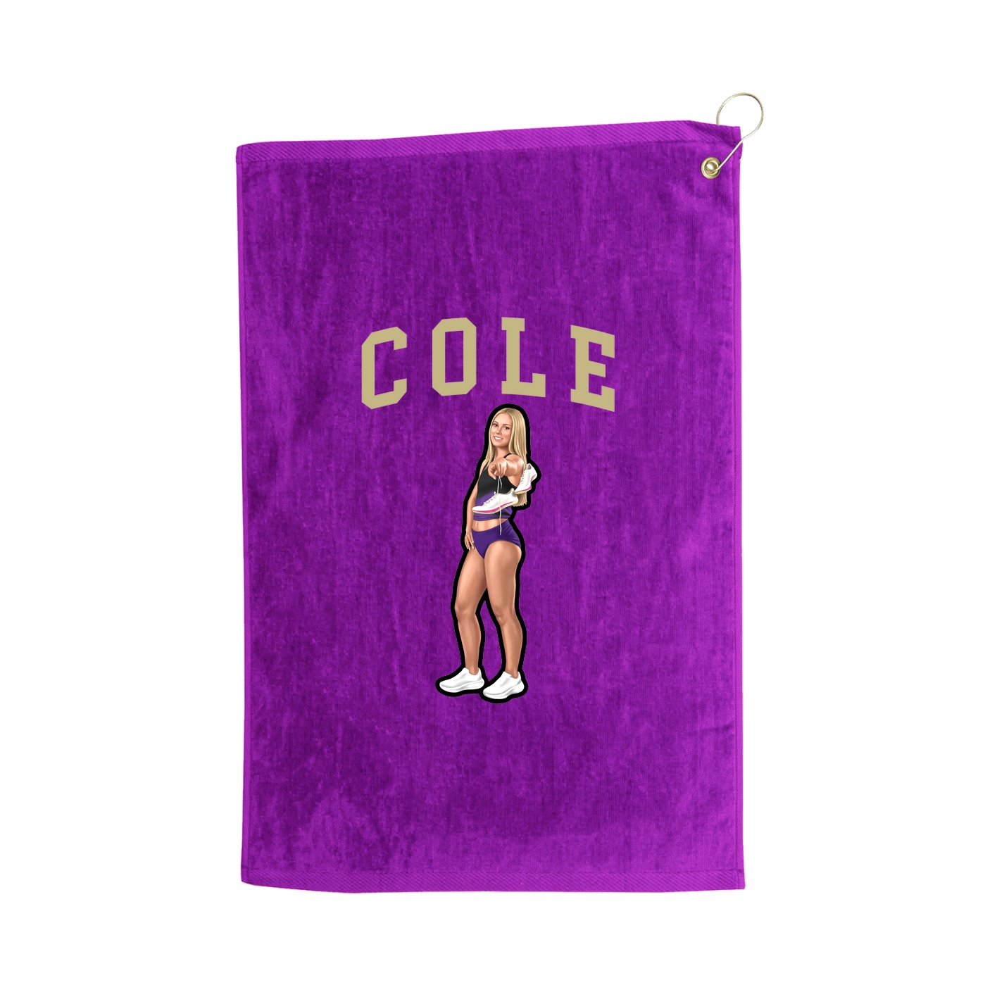 Golf Towel — Shirsey in Purple