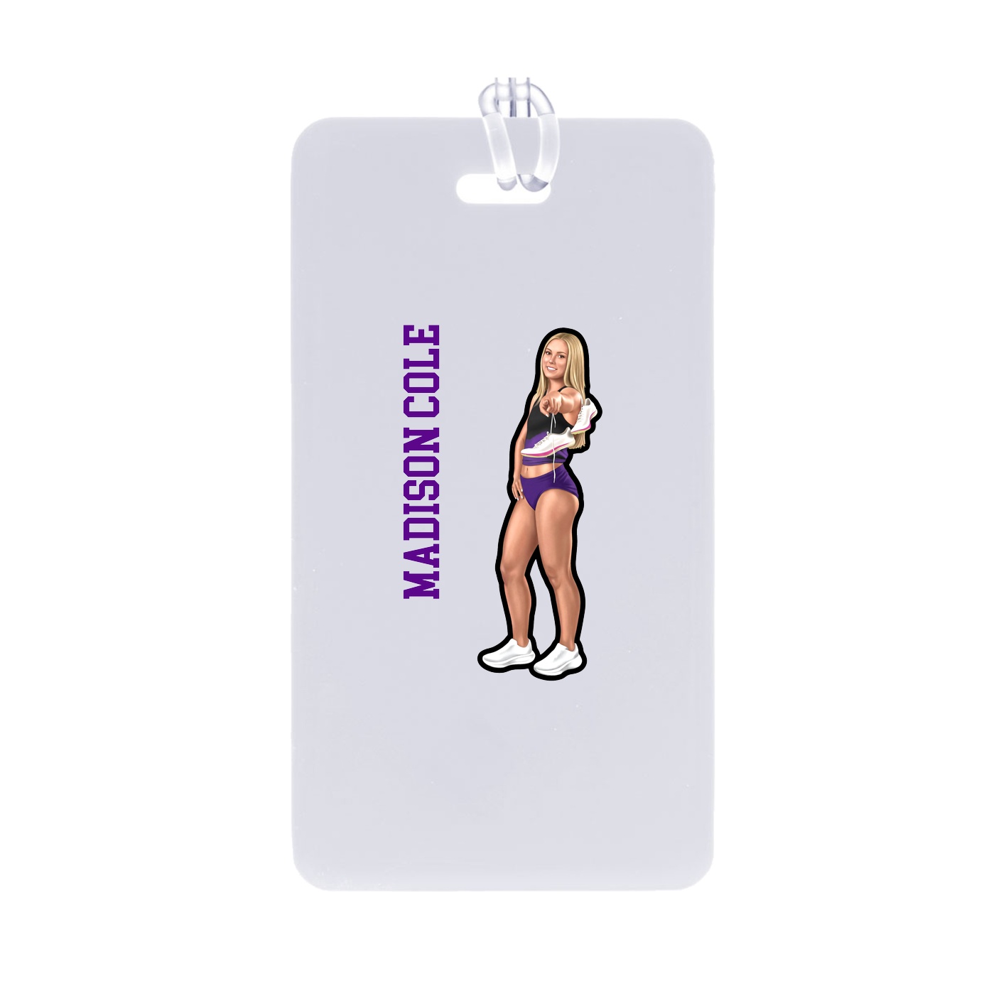 Bag Tag — Name Vertical in Classic