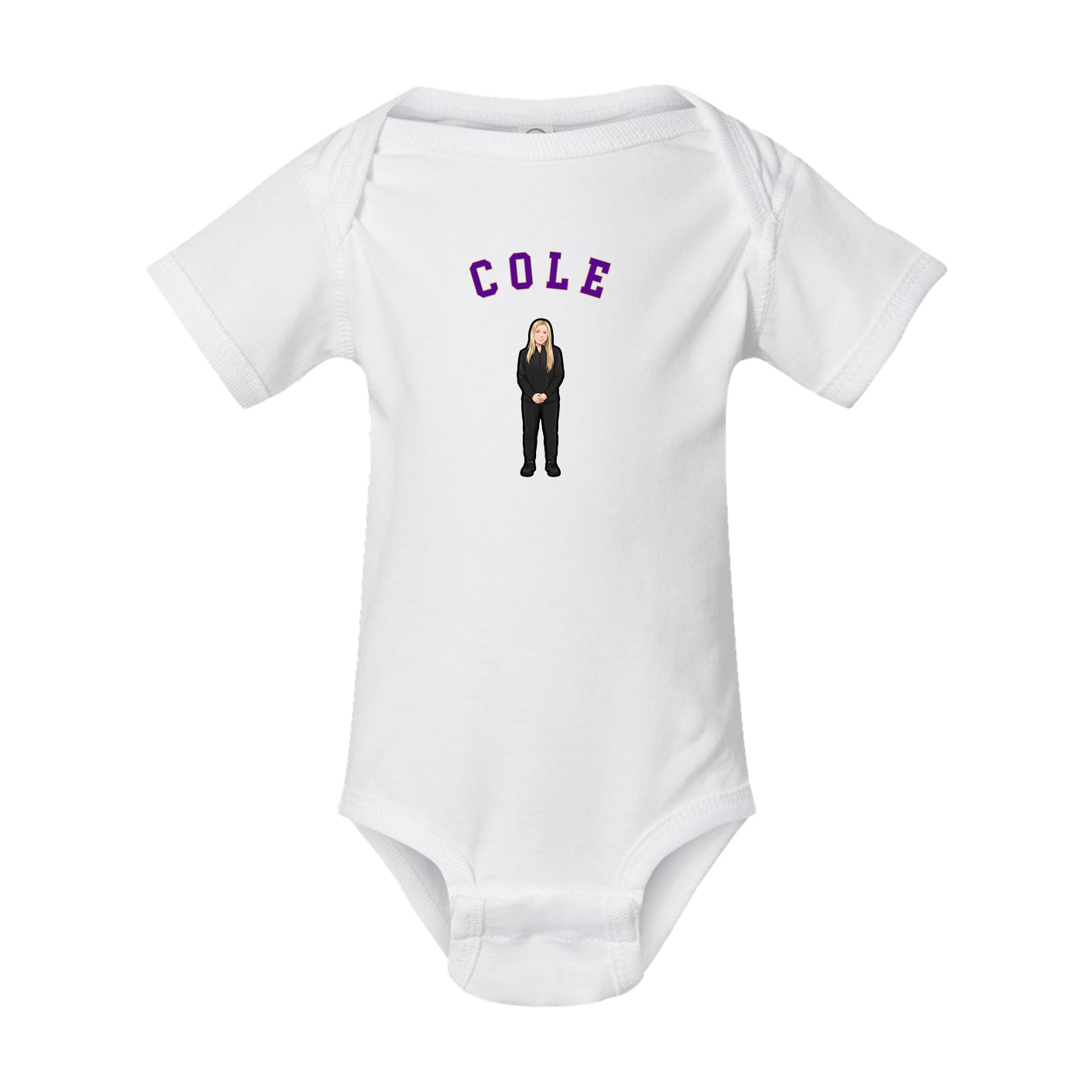 Baby Onesie — Shirsey Arch in White