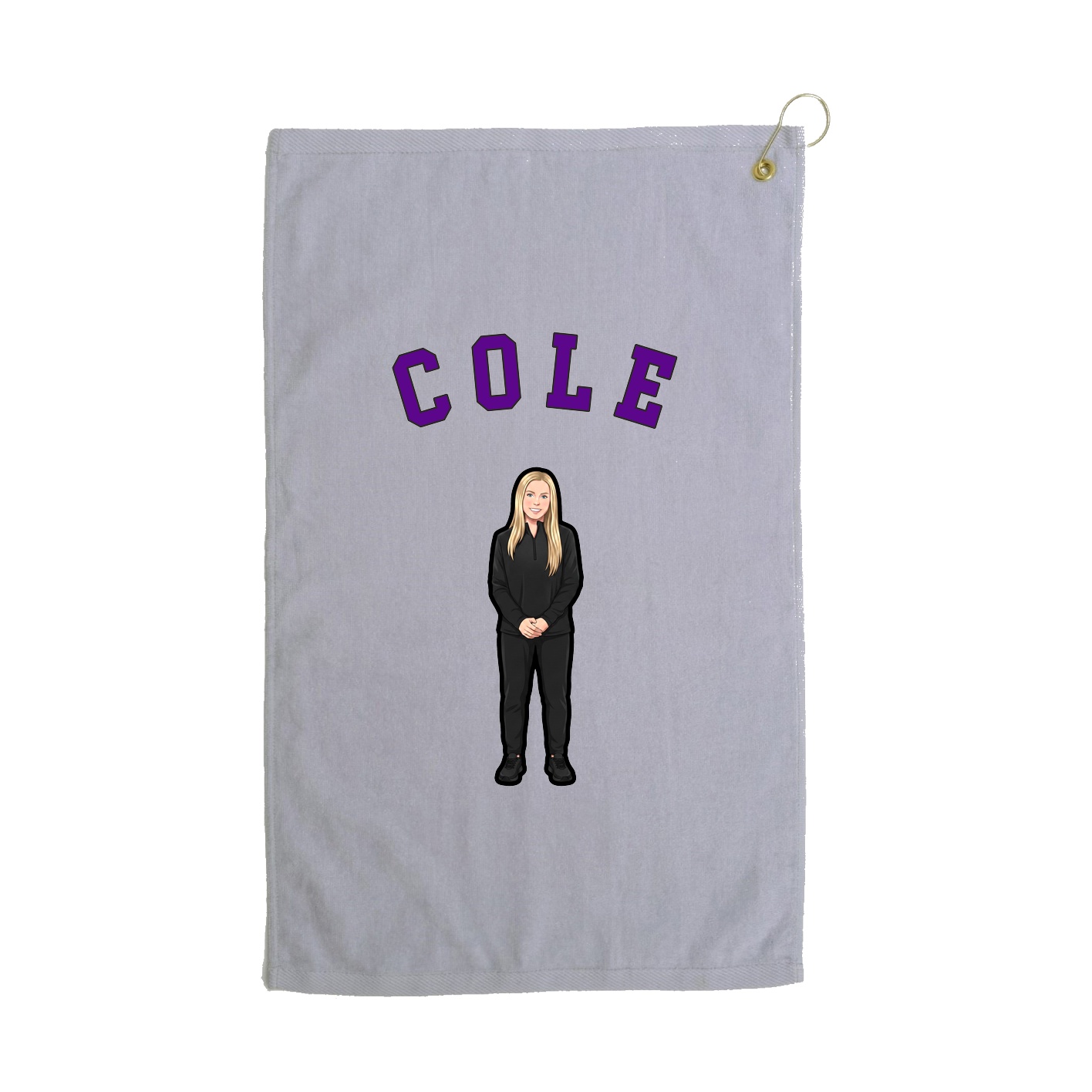 Golf Towel — Shirsey Arch in Grey