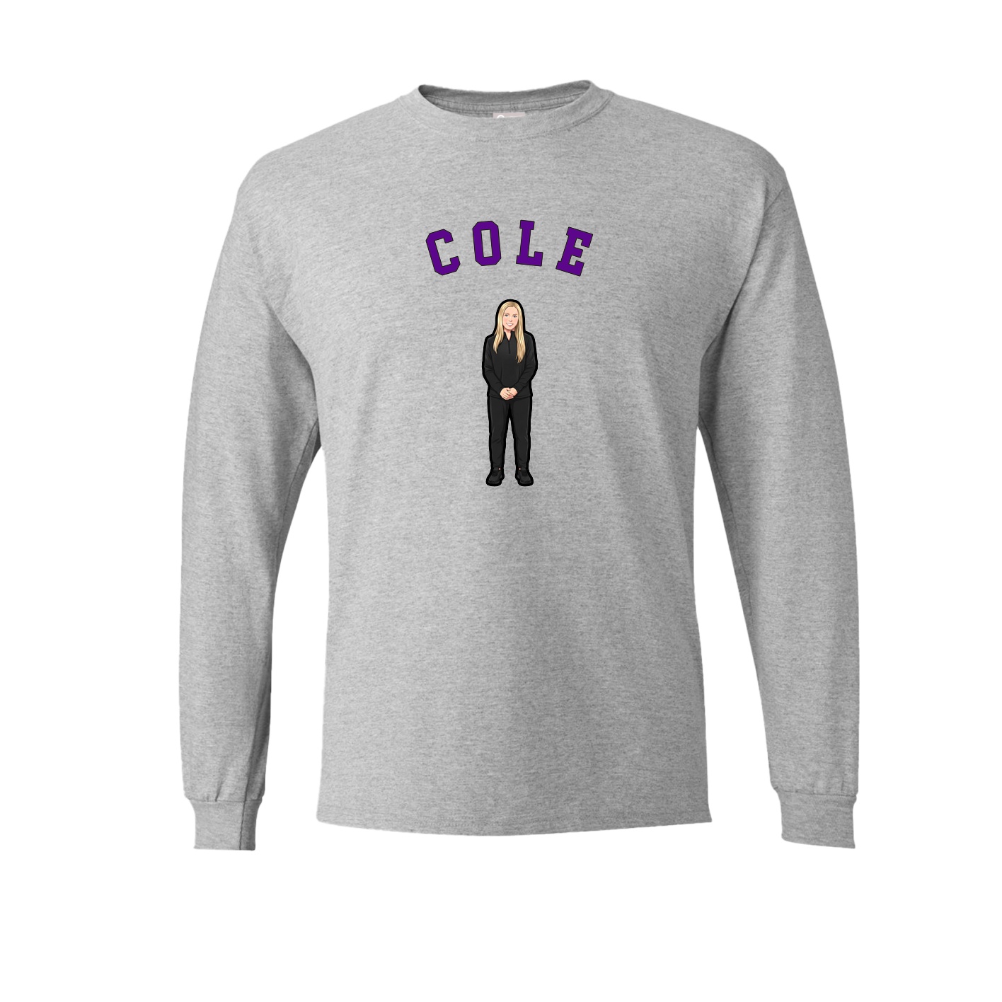 Long Sleeve Tee — Shirsey Arch in Grey