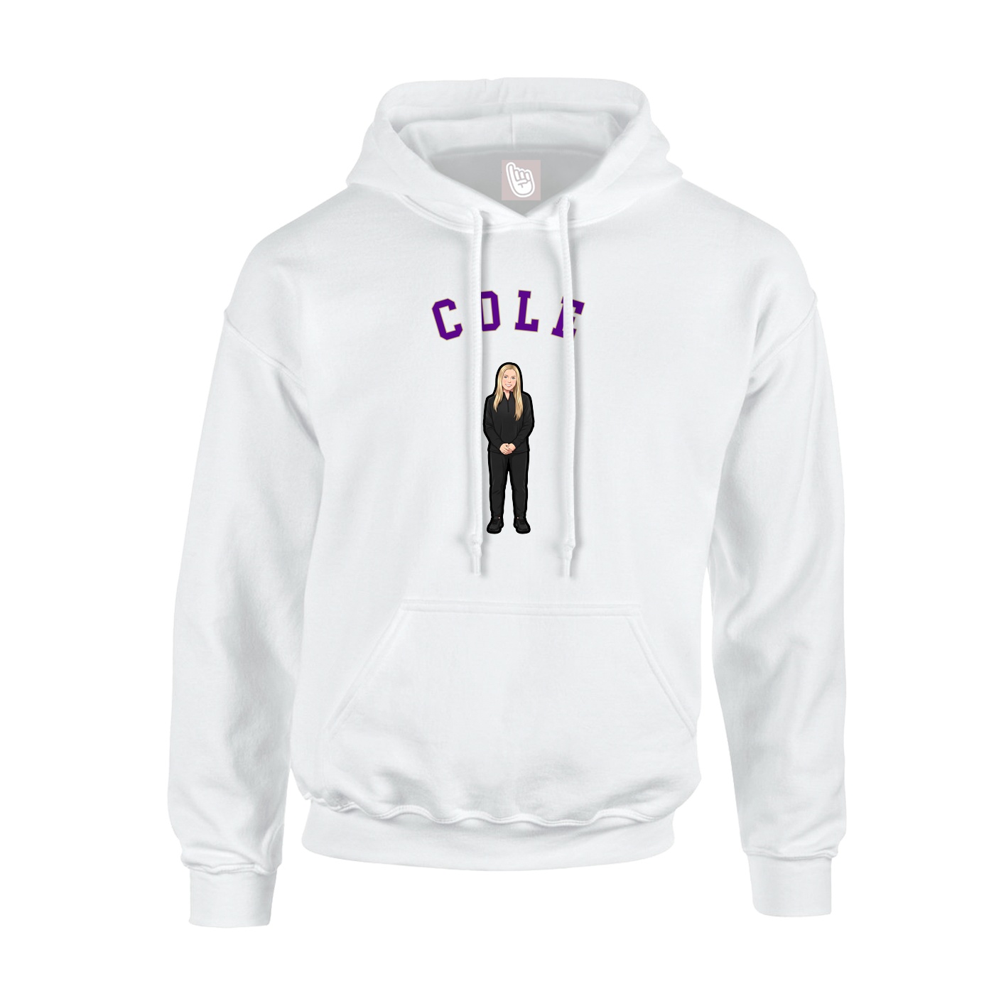 Hoodie — Shirsey Arch in White