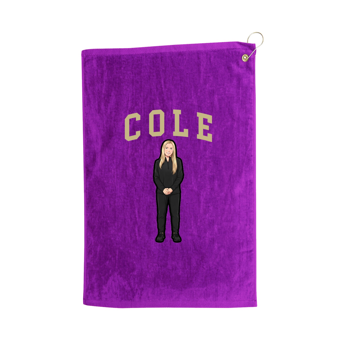Golf Towel — Shirsey in Purple