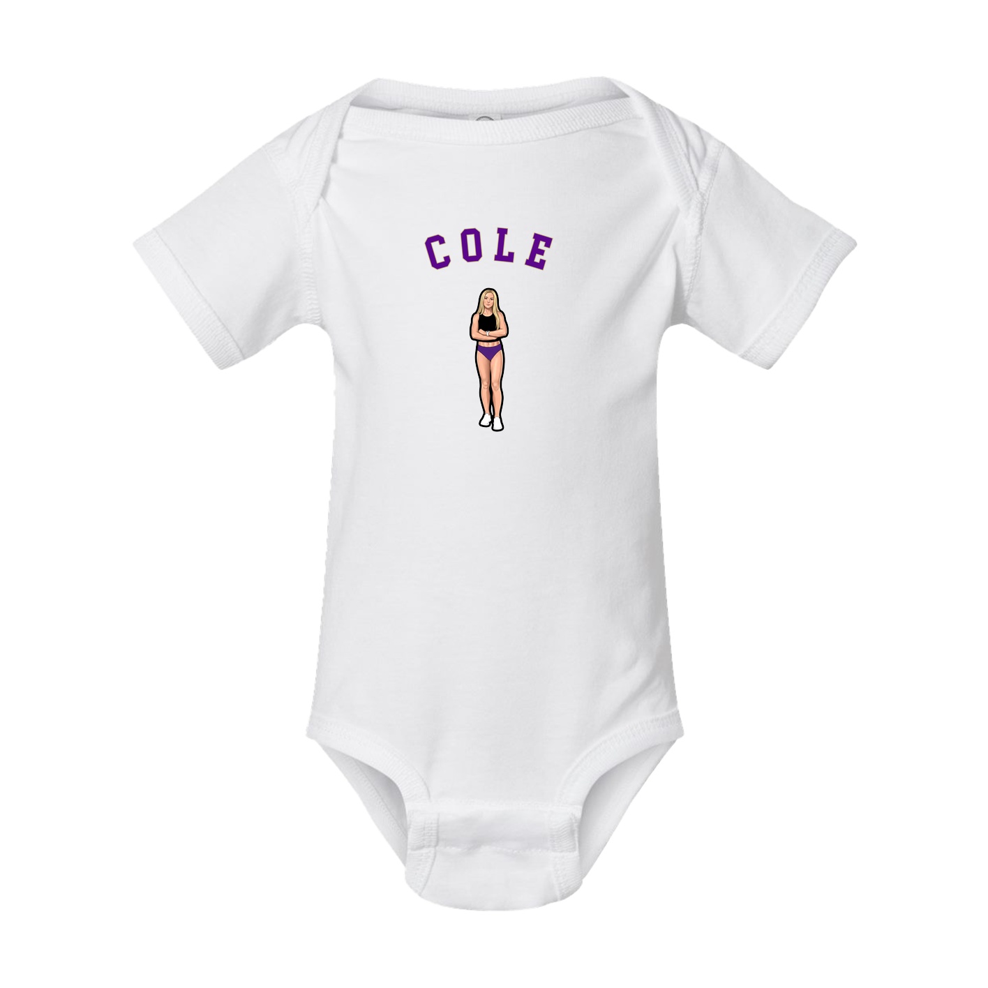Baby Onesie — Shirsey Arch in White