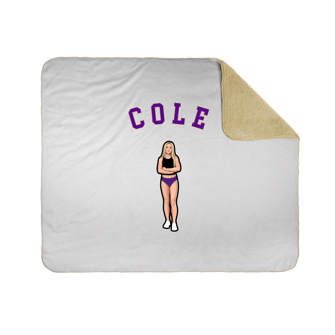 Throw Blanket — Shirsey Arch in White