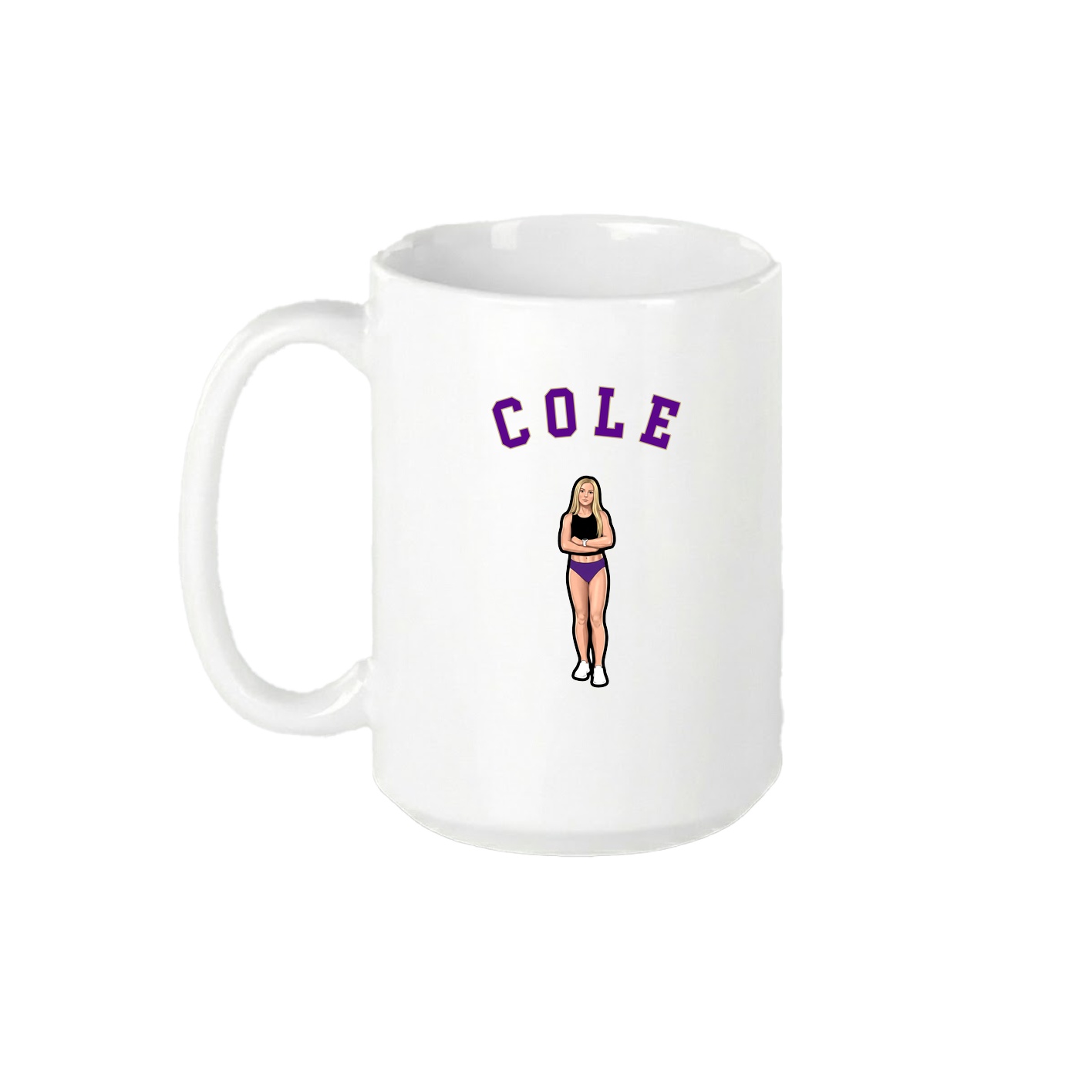 15oz Coffee Mug — Shirsey Arch in White