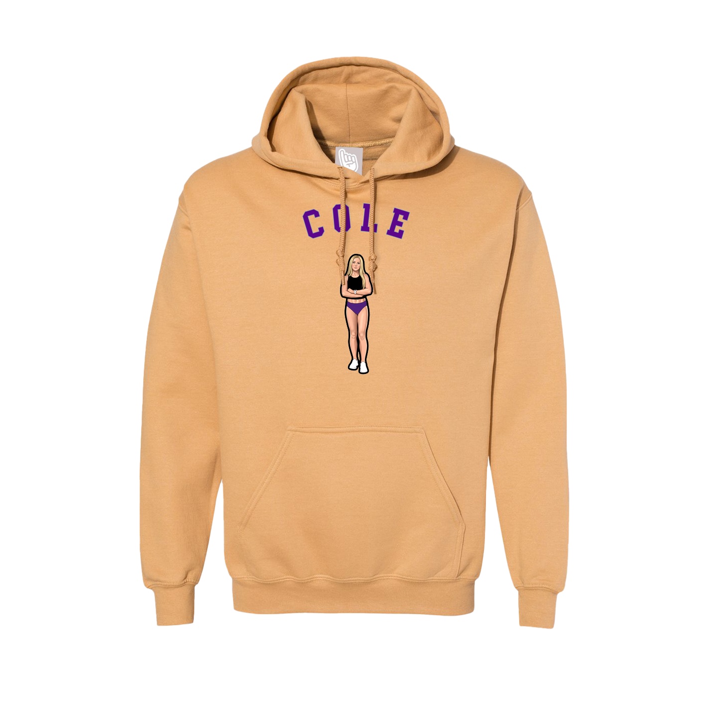 Hoodie — Shirsey Arch in Vegas Gold