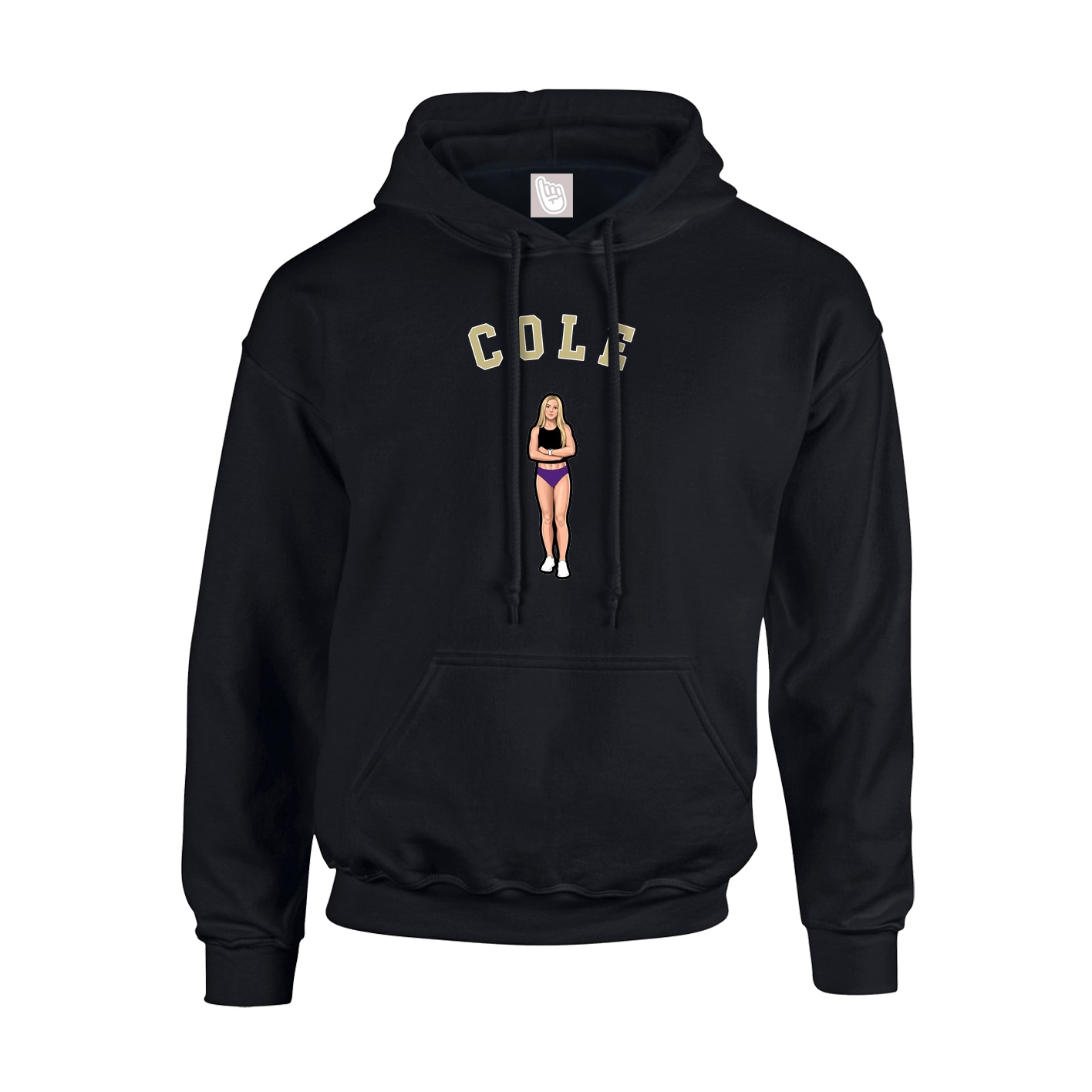 Youth Hoodie — Shirsey Arch in Black