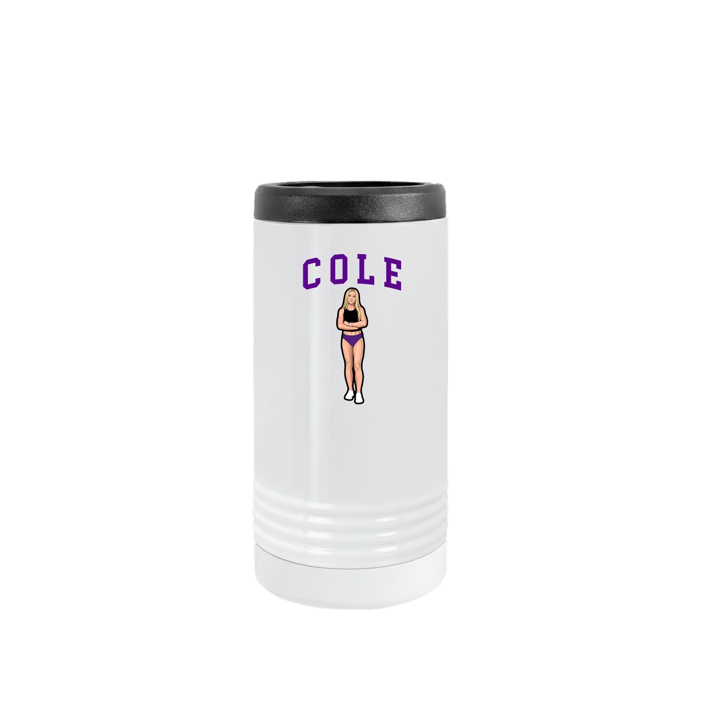 Slim Beverage Holder — Shirsey in White