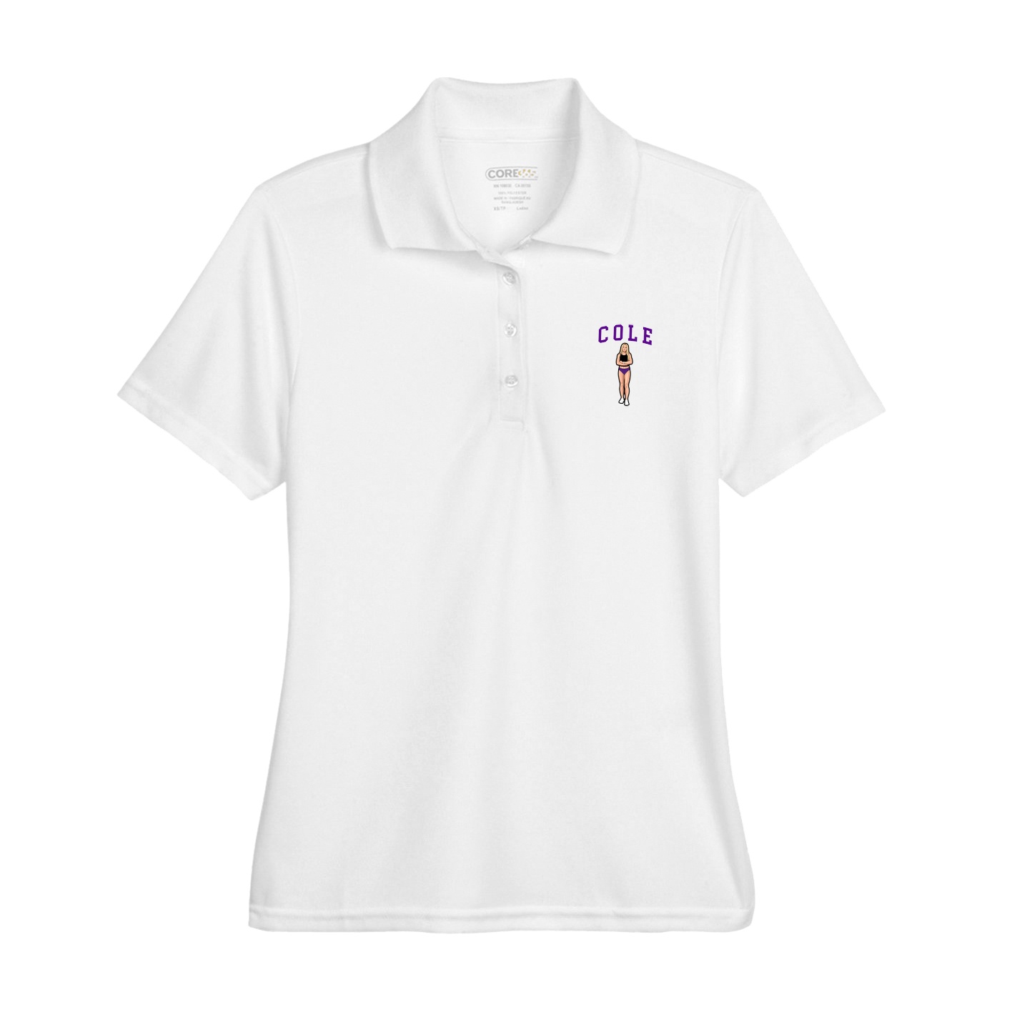 Womens Performance Polo — Shirsey in White