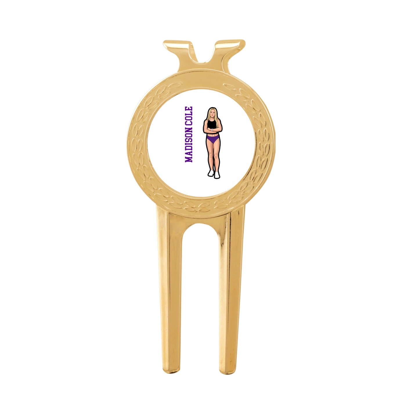 Divot Tool with Ball Marker — Name Vertical in Classic