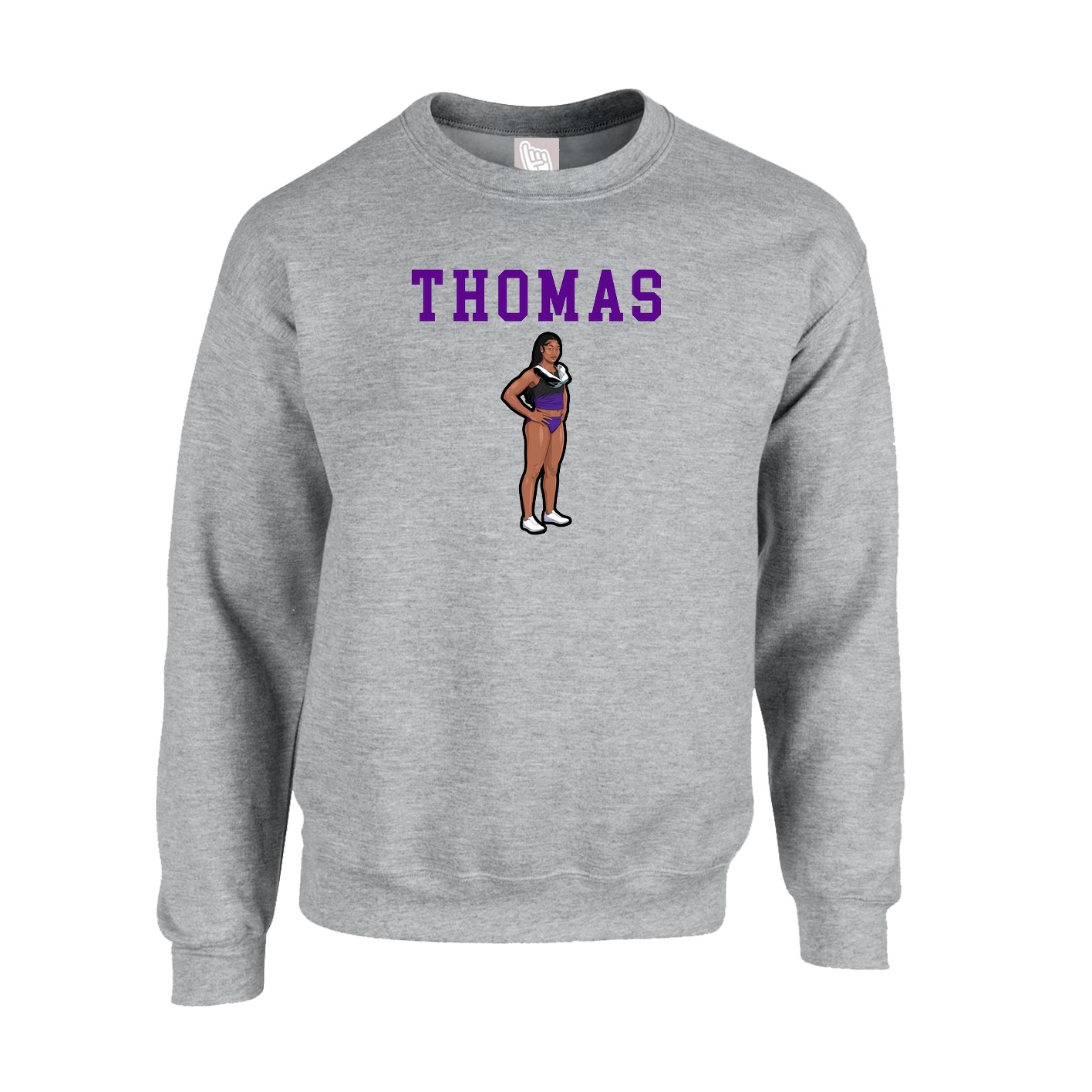 Fleece Crew — Shirsey in Grey