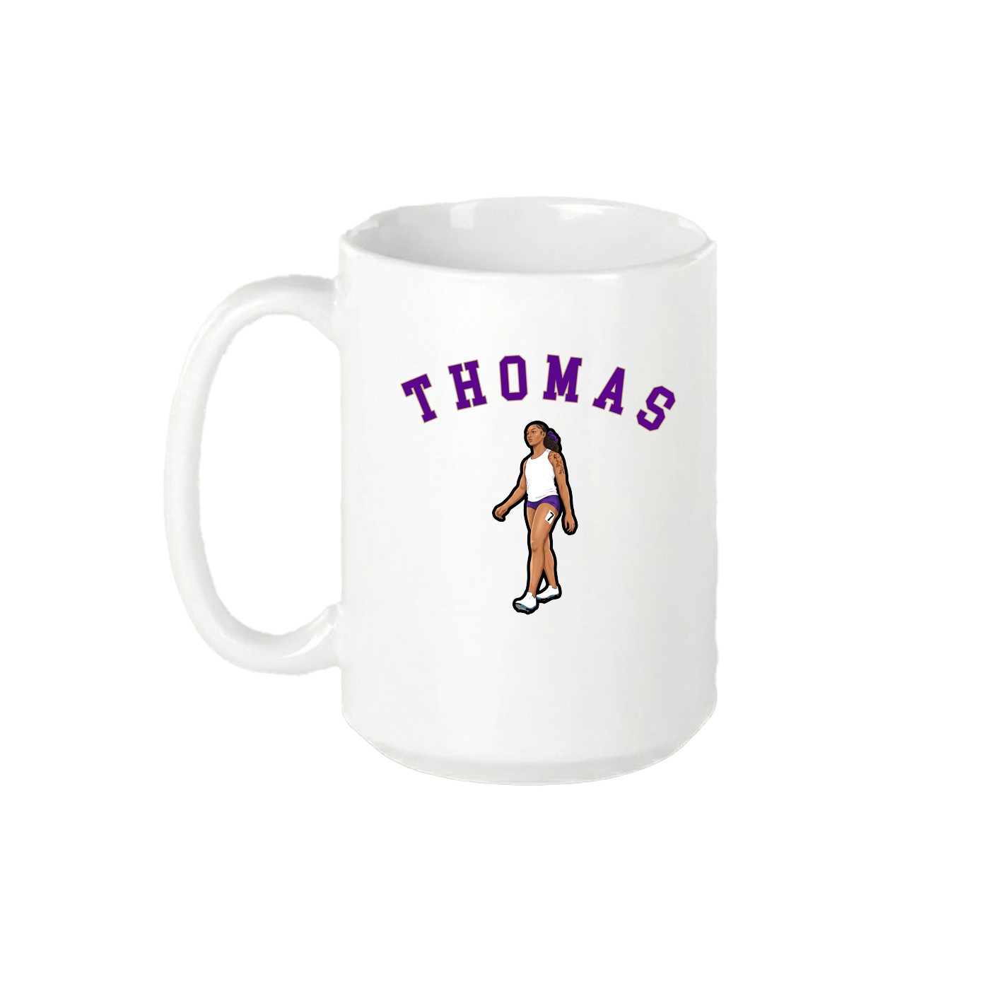 15oz Coffee Mug — Shirsey Arch in White