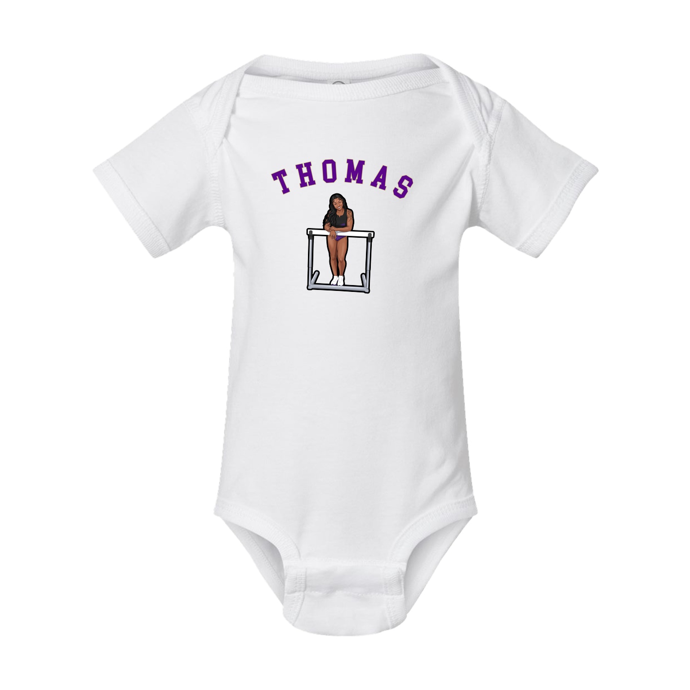 Baby Onesie — Shirsey Arch in White