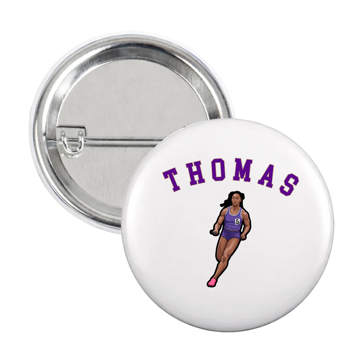 Game Day Button — Shirsey Arch in White