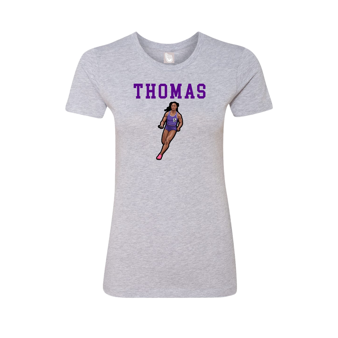 Fitted Women's Tee — Shirsey in Grey