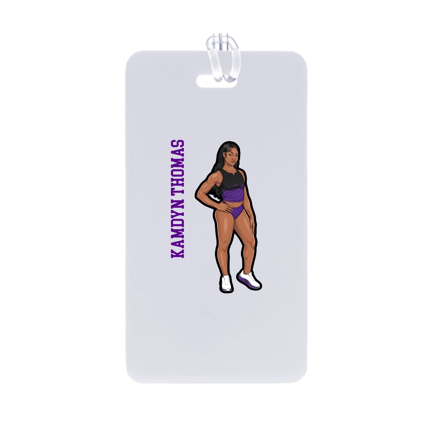 Bag Tag — Name Vertical in Classic