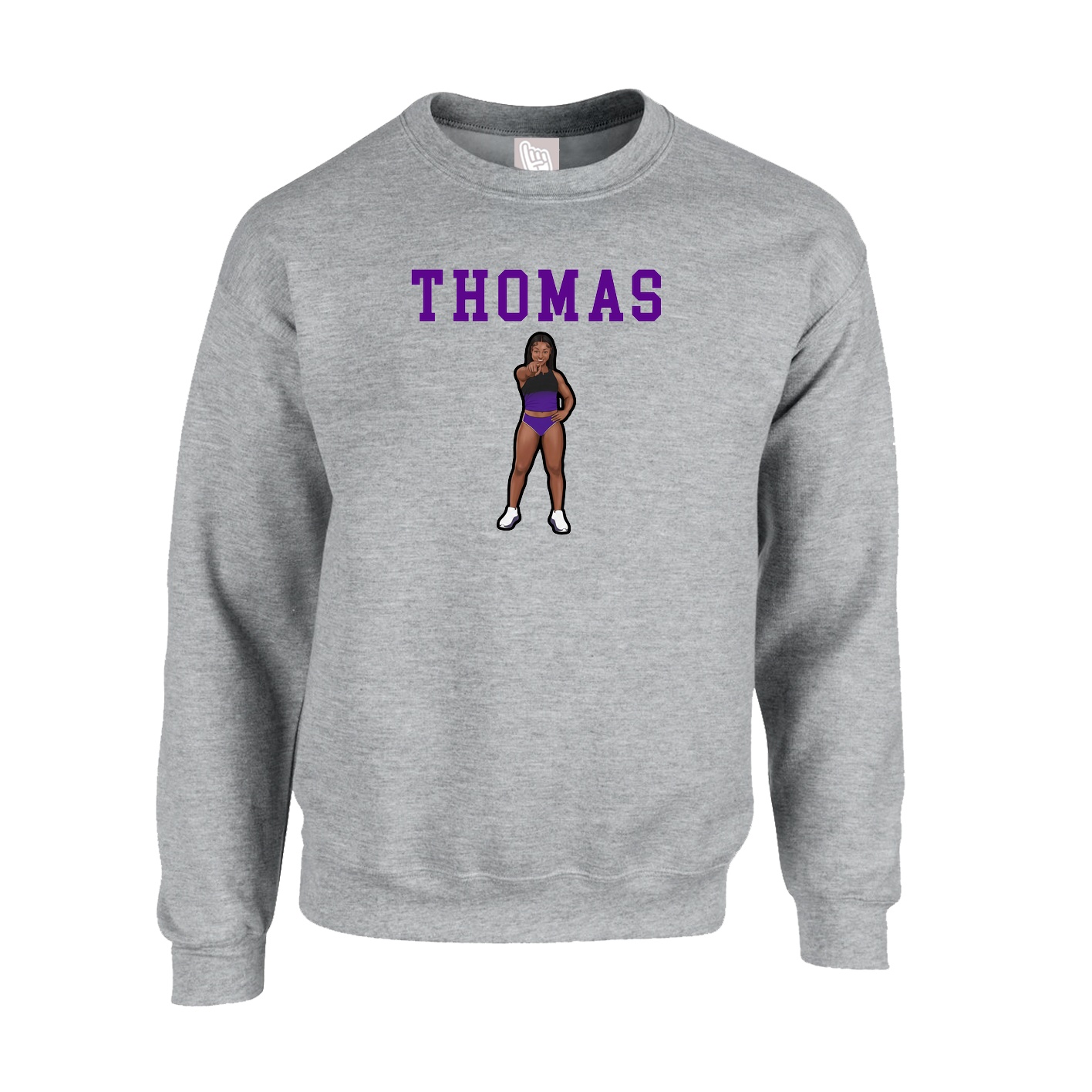 Fleece Crew — Shirsey in Grey