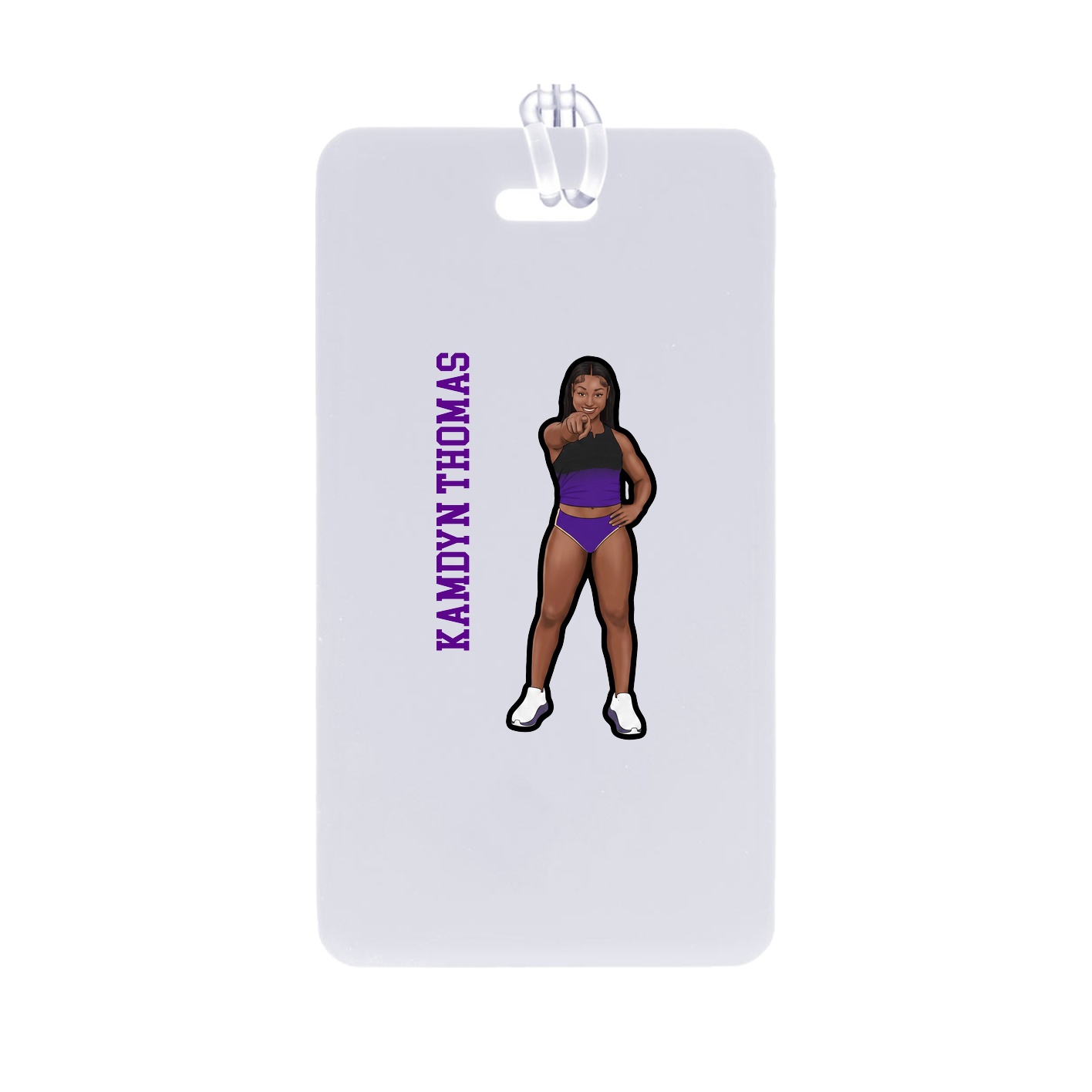 Bag Tag — Name Vertical in Classic