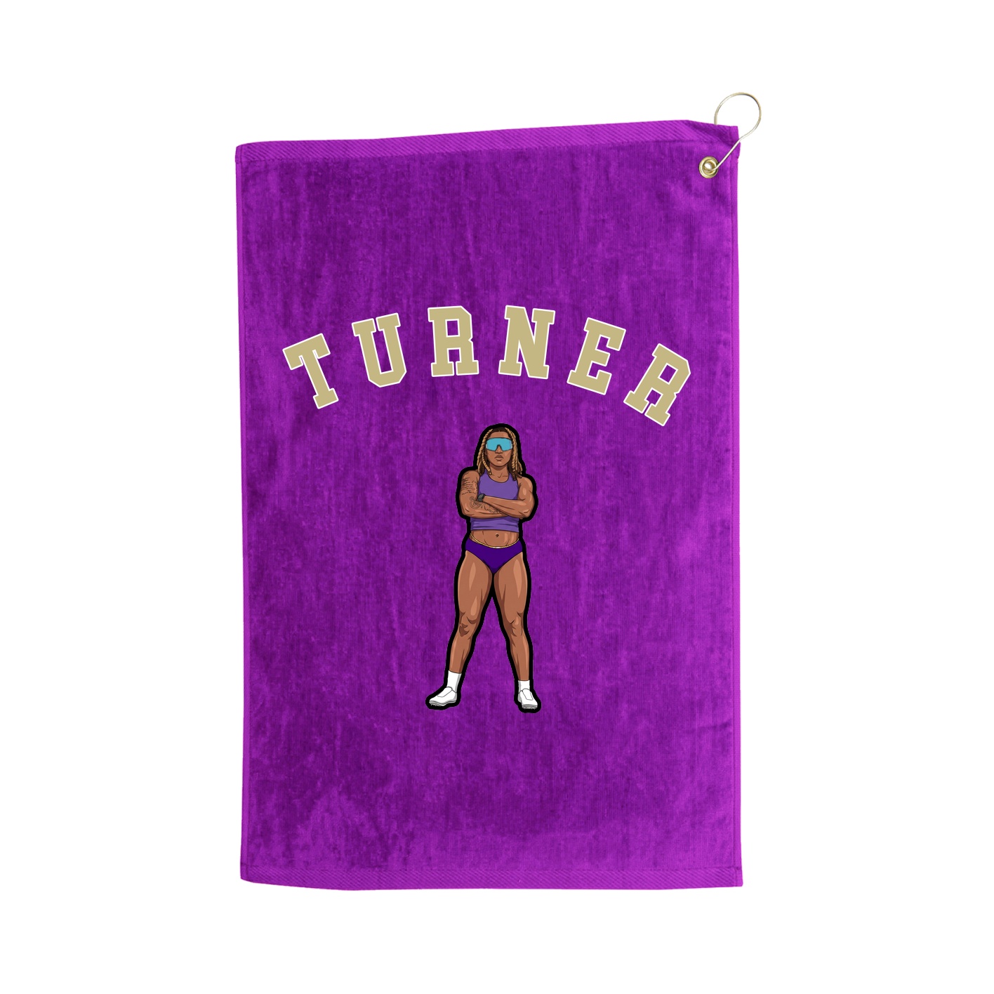 Golf Towel — Shirsey Arch in Purple