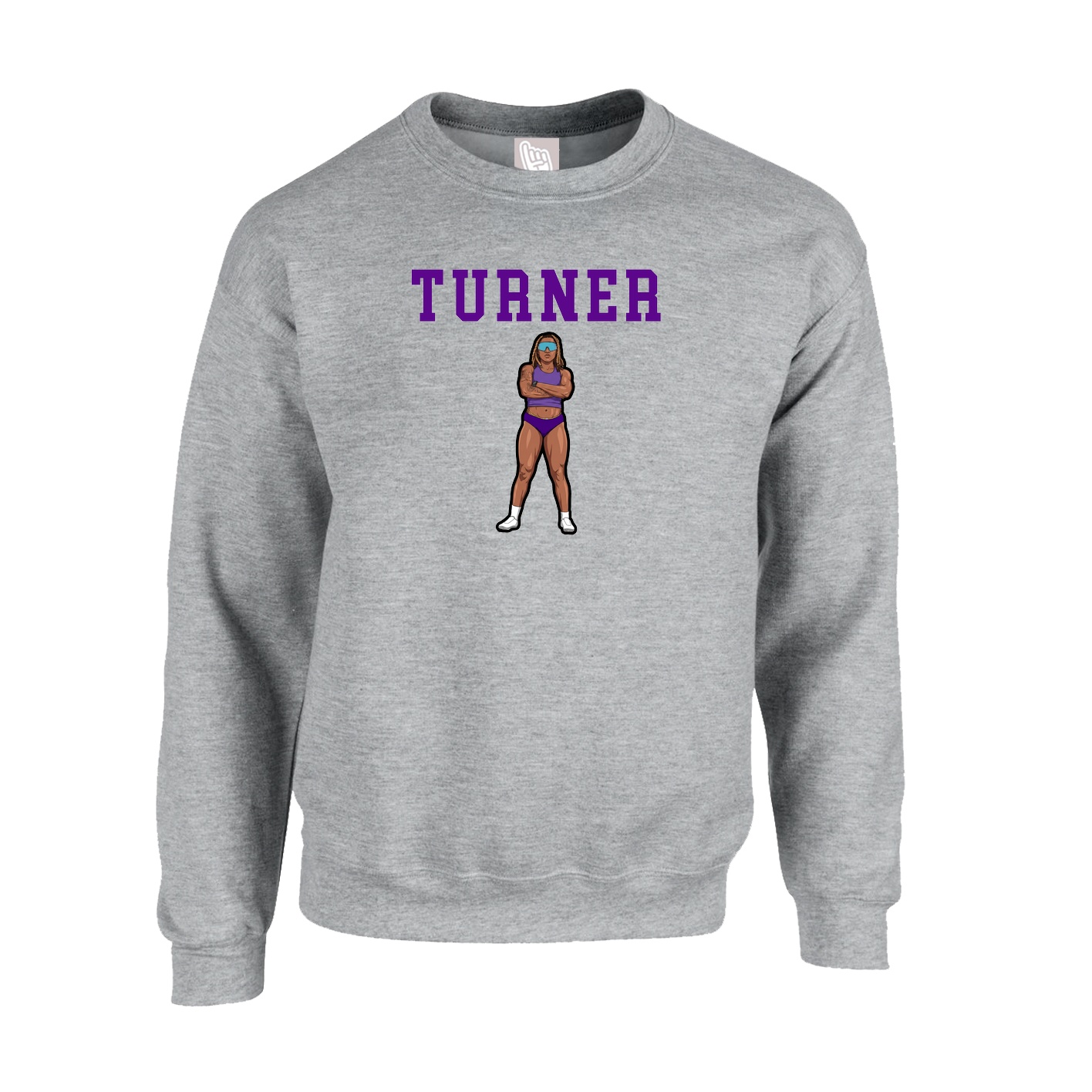 Fleece Crew — Shirsey in Grey