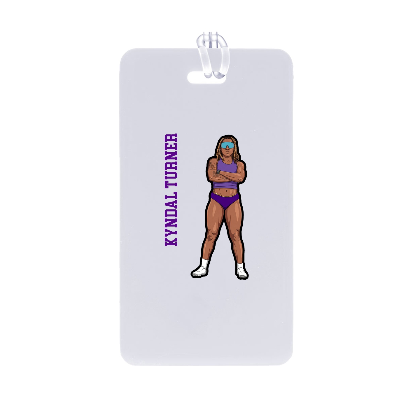 Bag Tag — Name Vertical in Classic